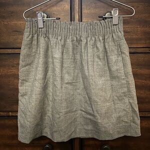 J. Crew Gray Mini Skirt